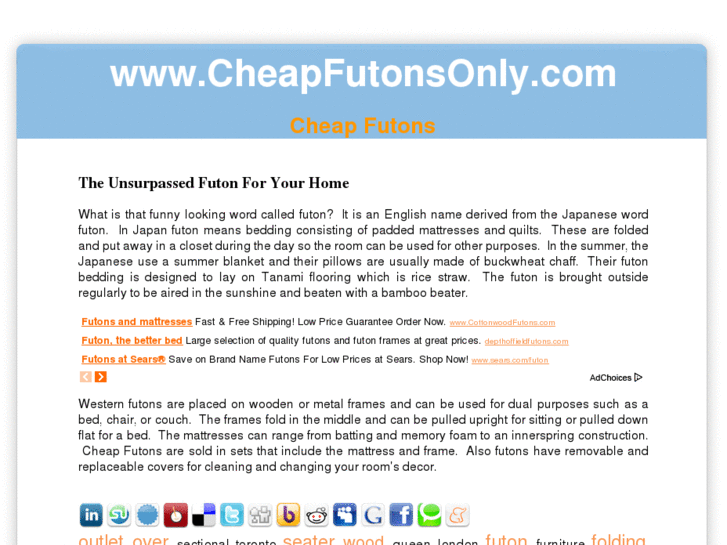 www.cheapfutonsonly.com