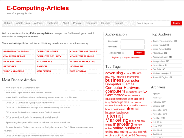 www.e-computing-articles.com