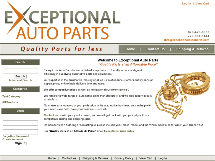 www.exceptionalautoparts.com