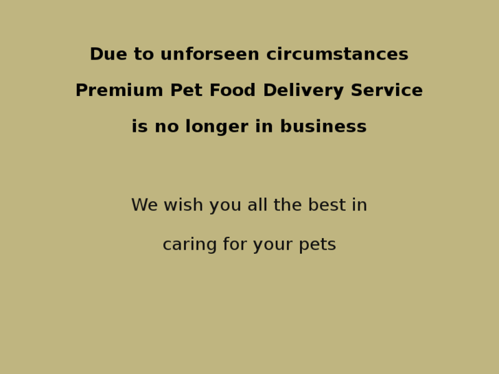 www.premiumpetfood.net