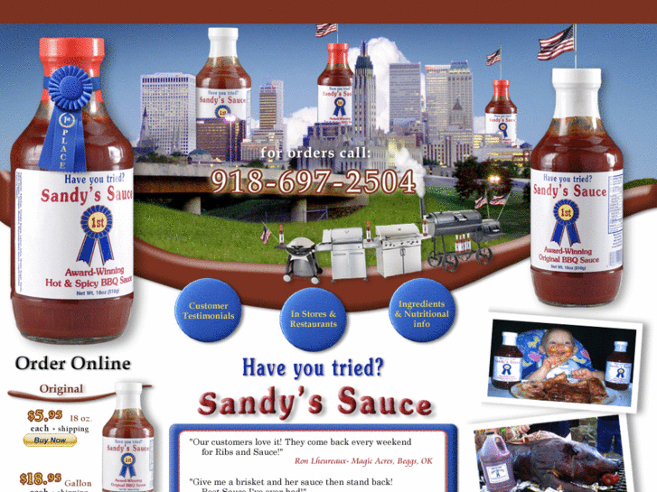 www.sandyssauce.com