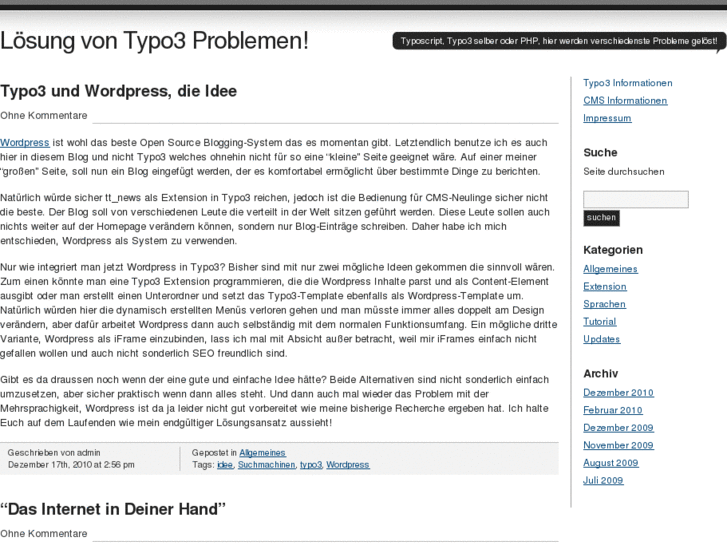 www.typo3-problem.com