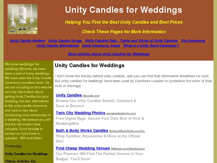 www.unitycandlesforweddings.com