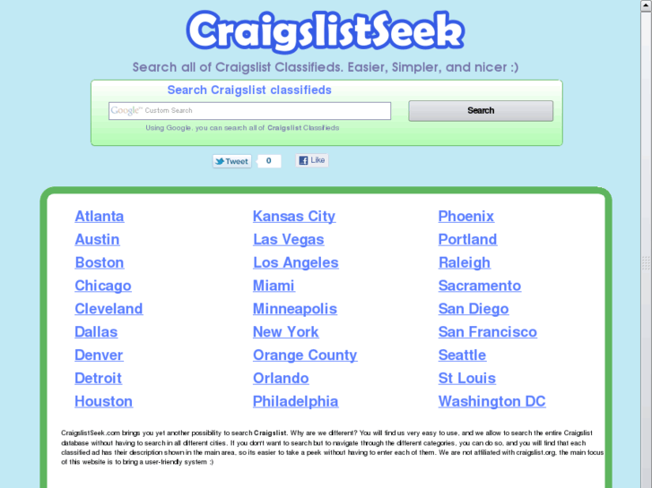 www.craigslistseek.com