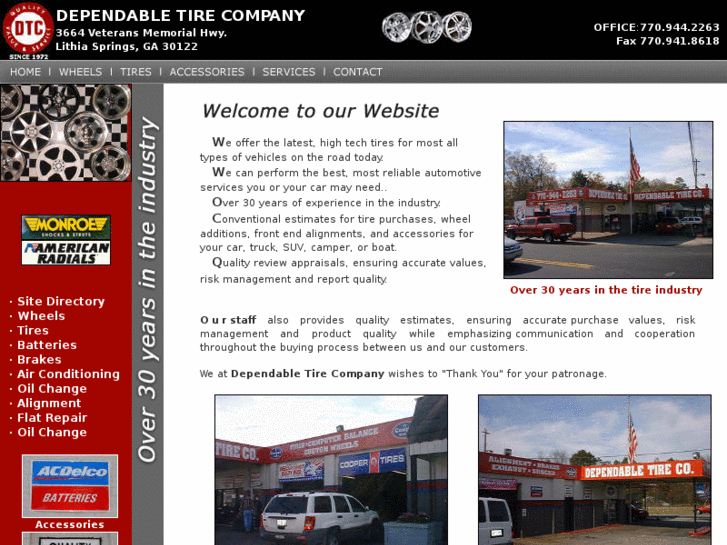 www.dependabletireco.com