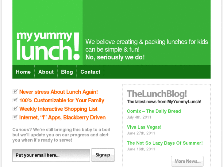 www.myyummylunch.com