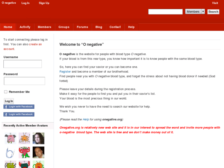 www.onegative.org