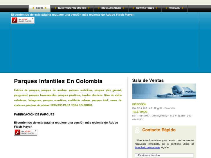 www.parquesinfantilesencolombia.com