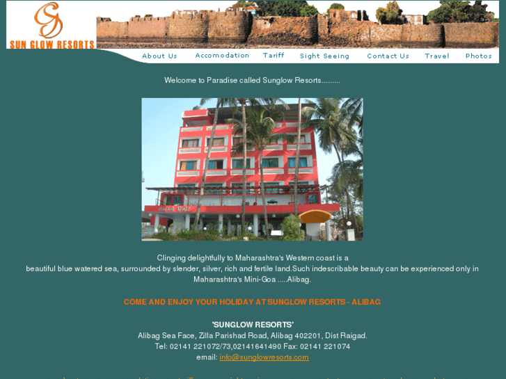 www.sunglowresortsalibag.com