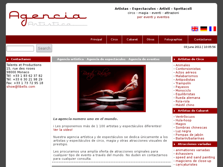 www.agencia-artistica.com