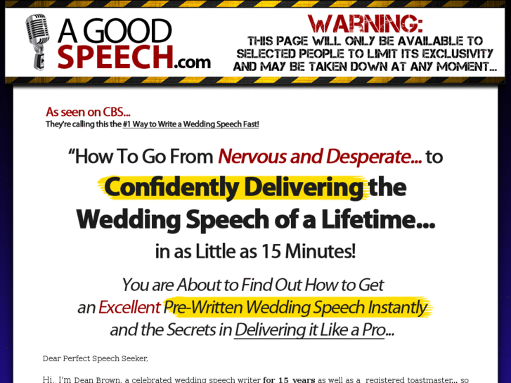 www.agoodspeech.com