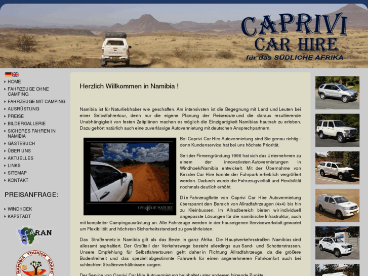 www.caprivicarhire-namibia.com