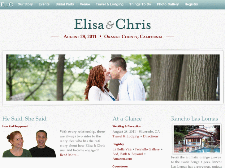 www.elisaandchris.com