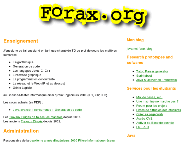 www.forax.org