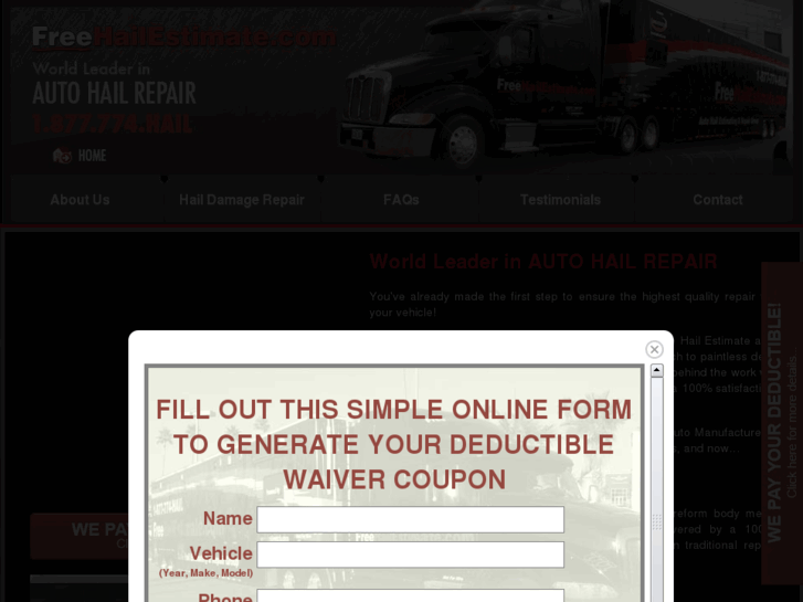 www.freehailestimate.com