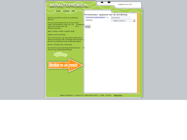 www.mijnautopremie.nl