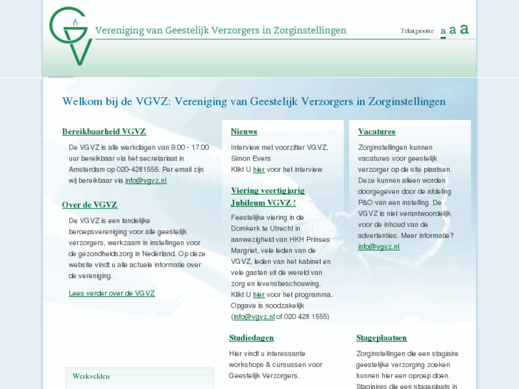 www.vgvz.nl