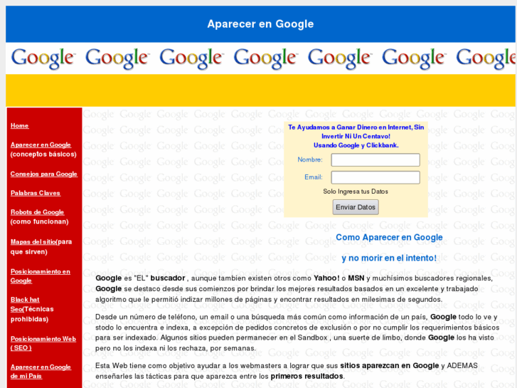 www.aparecerengoogle.com