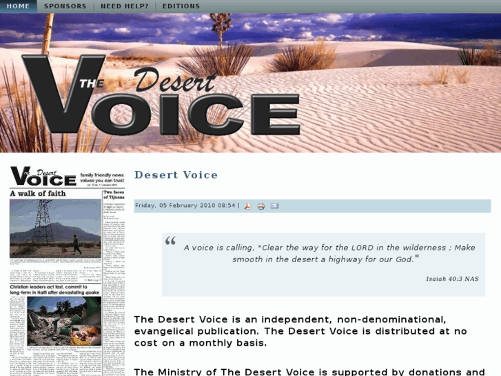 www.desertvoice.info