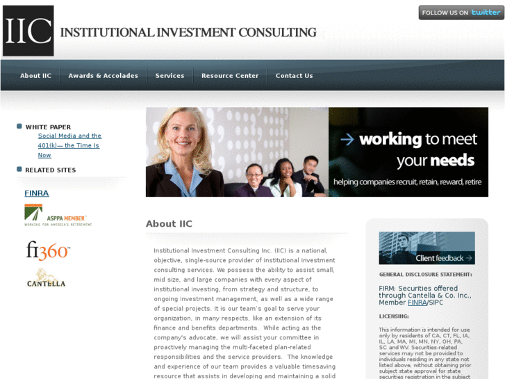 www.institutionalinvestmentconsulting.com