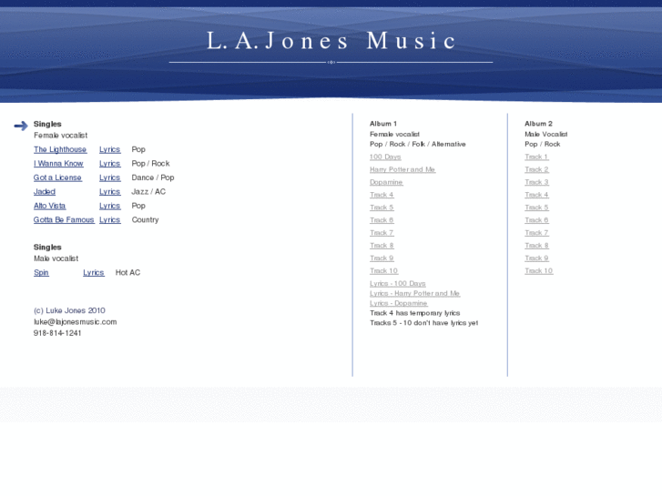 www.lajonesmusic.com