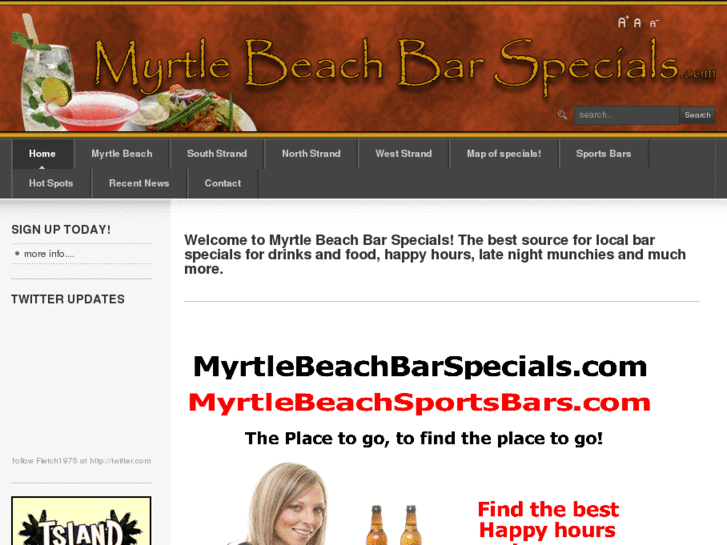 www.myrtlebeachbarspecials.com