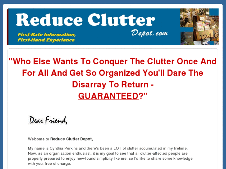 www.reduceclutterdepot.com