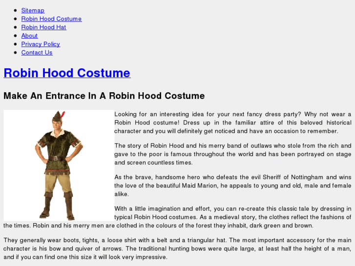 www.robinhood-costume.org