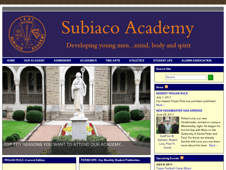 www.subiacoacademy.us