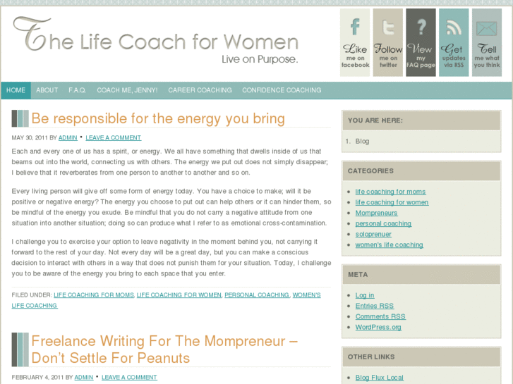 www.thelifecoachforwomen.com