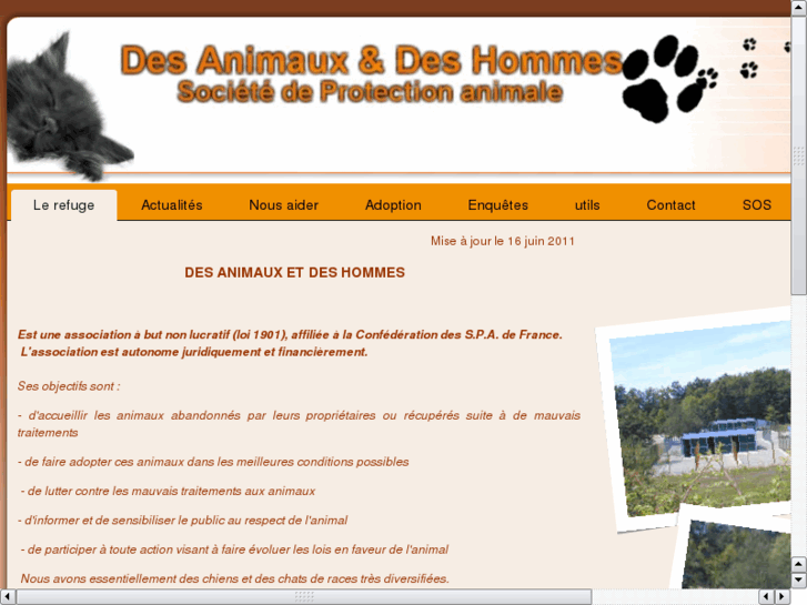 www.desanimauxetdeshommes.com