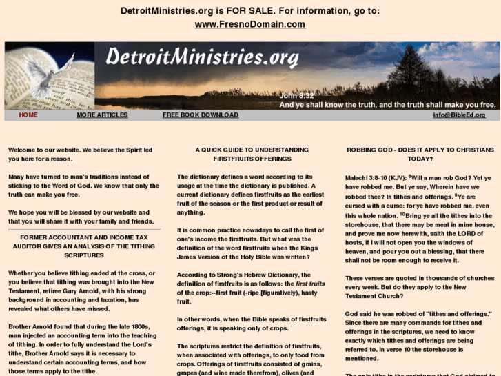 www.detroitministries.com