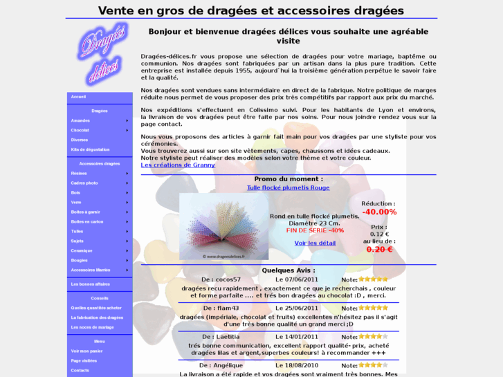 www.dragees-delices.fr