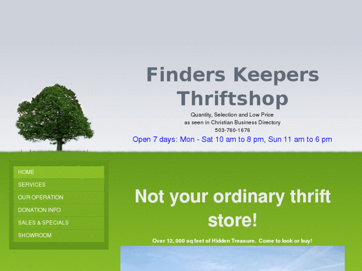 www.finderskeepersthriftshop.com