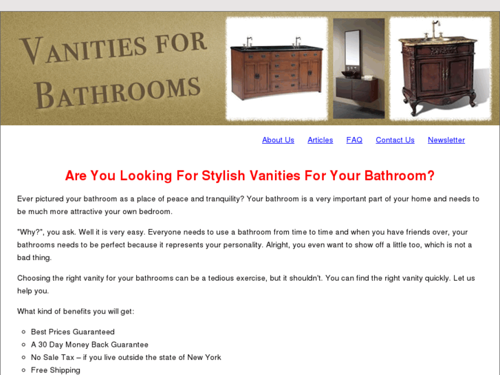 www.getvanitiesforbathrooms.com