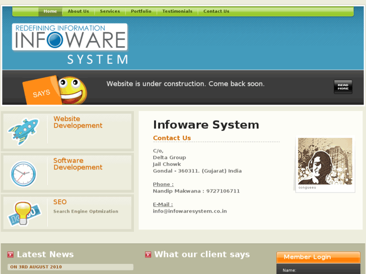 www.infowaresystem.co.in