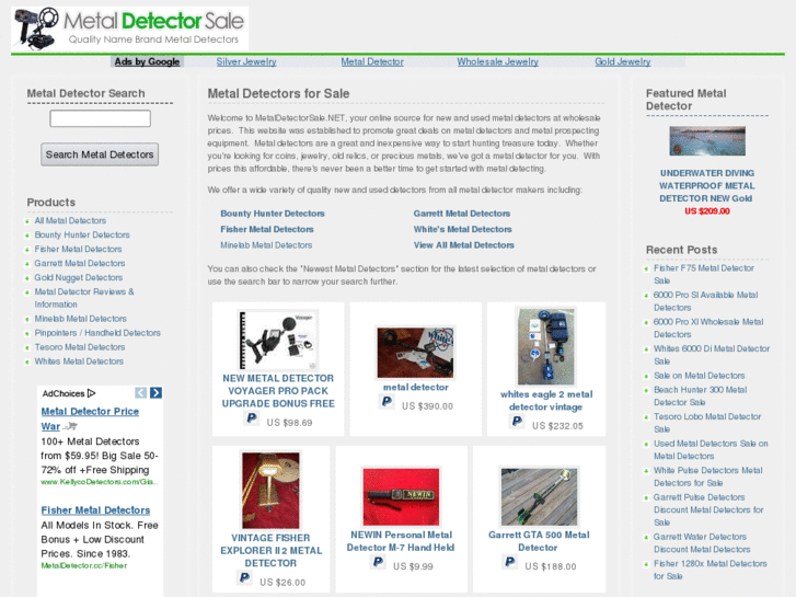 www.metaldetectorsale.net