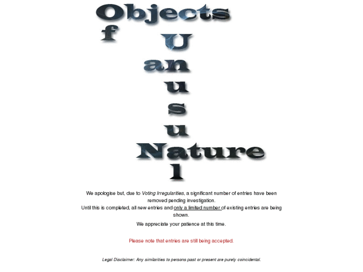 www.objectsofanunusualnature.com