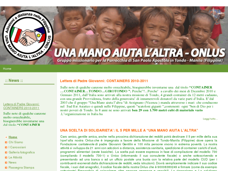 www.unamanoaiutalaltra.org