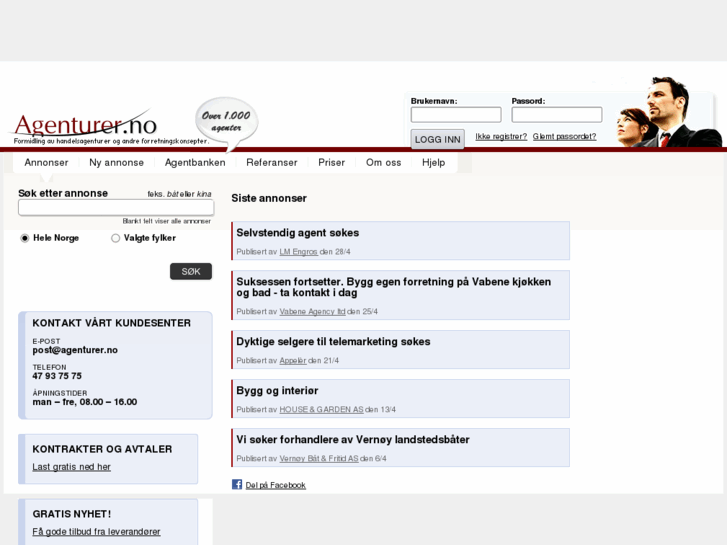 www.agenturer.no