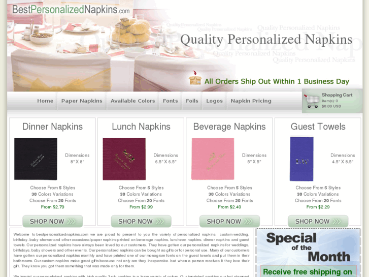 www.bestpersonalizednapkins.com