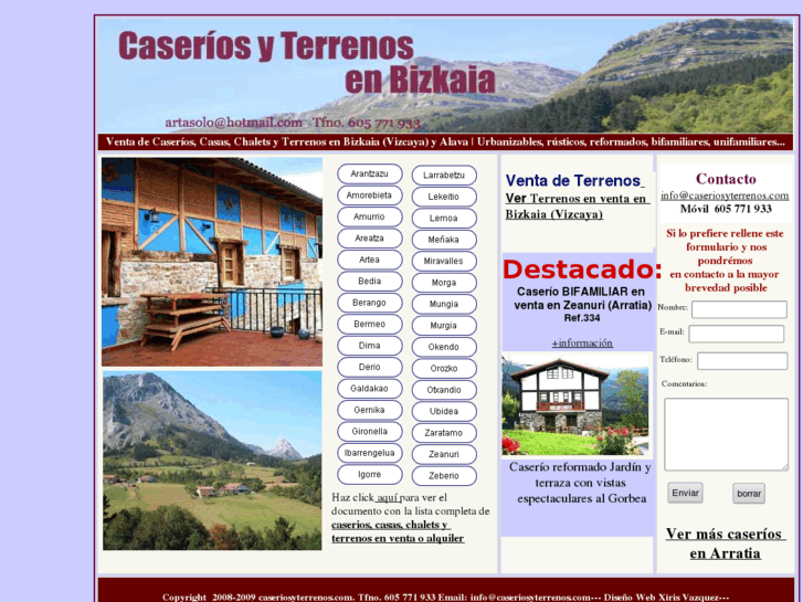 www.caseriosyterrenos.com