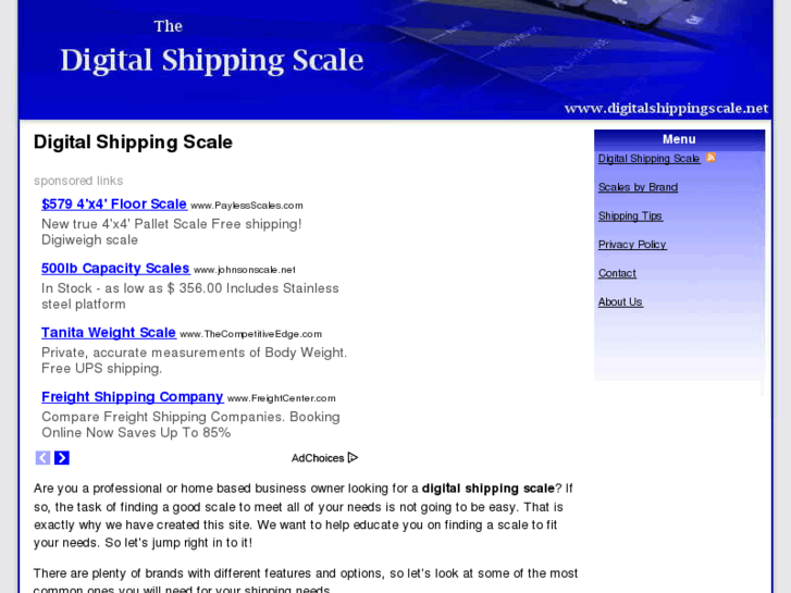 www.digitalshippingscale.net