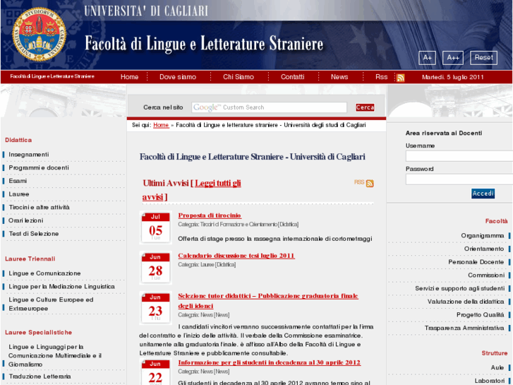 www.lingue-unica.it