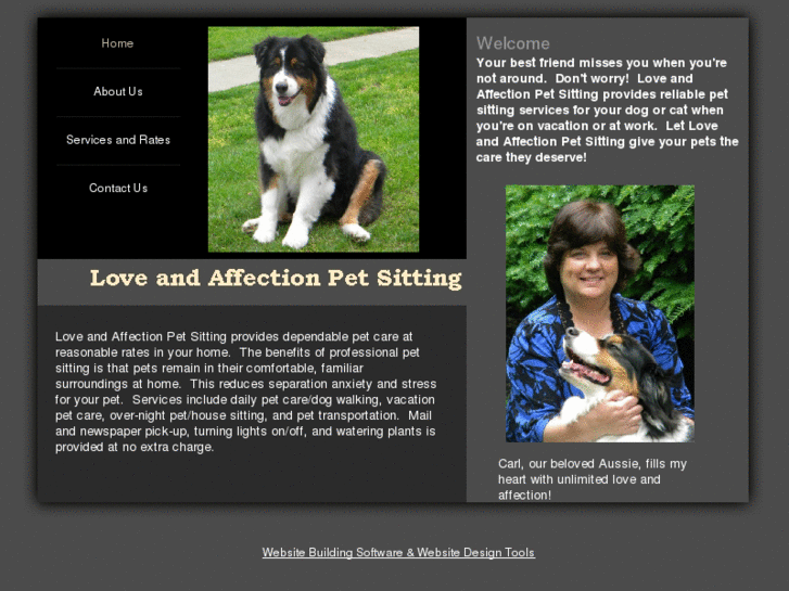 www.loveandaffectionpetsitting.com