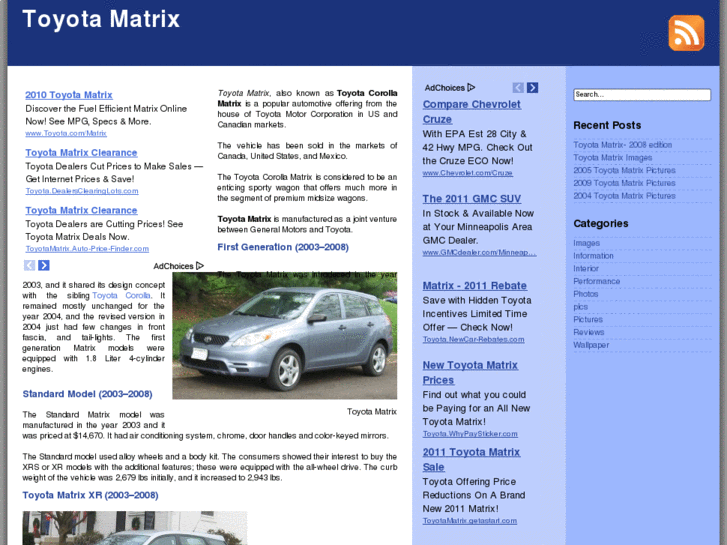 www.toyota-matrix.org