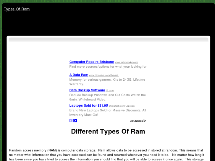 www.typesofram.com