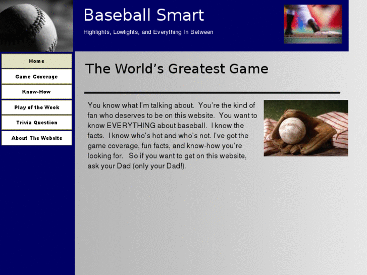 www.baseballsmart.info