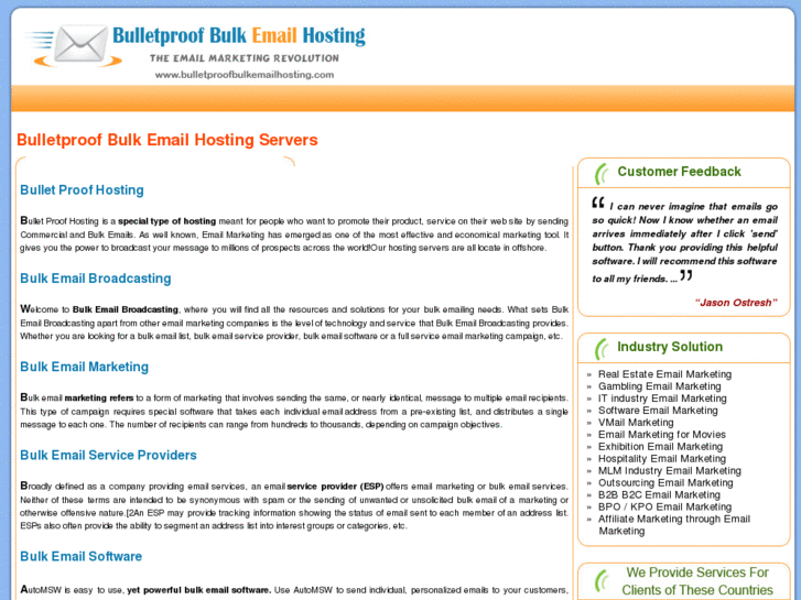 www.bulletproofbulkemailhosting.com