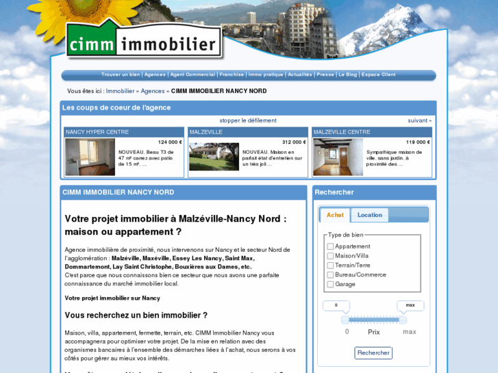 www.cimm-immobilier-nancy-nord.fr